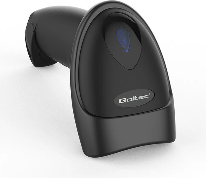 Lexues barkodesh dhe QR Qoltec 50880, Bluetooth/USB, i zi/verdhë