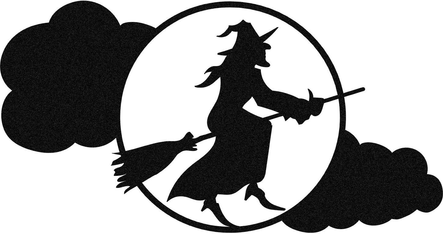 Aksesor dekorativ metalik për mur, Halloween, Wallity, 53x28cm