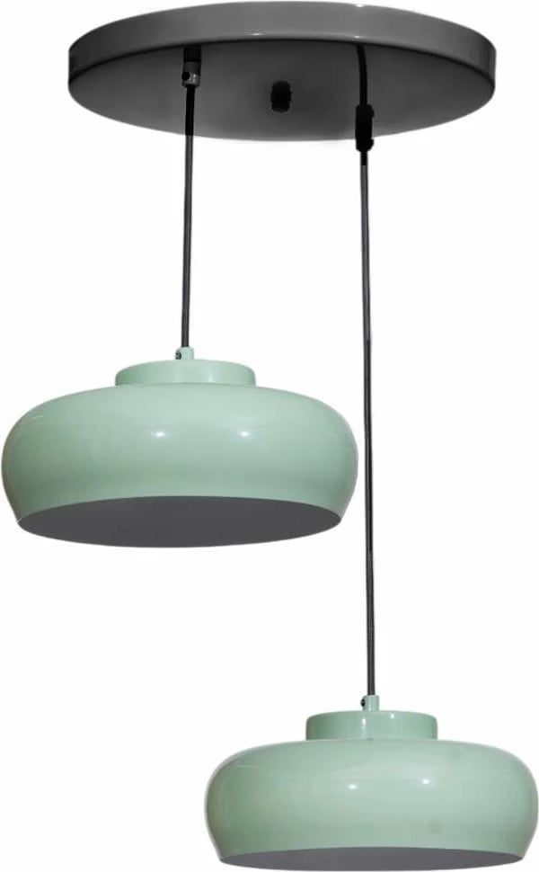 Llambë tavani Opviq, ngjyrë mint dhe e zezë, 9032-2