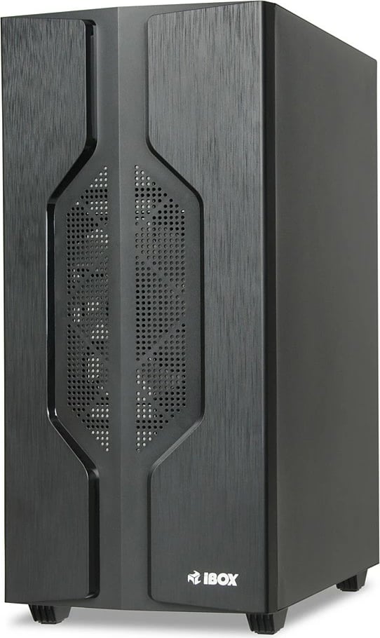 Kasë iBOX Cetus OCT 908, Midi Tower, ATX/Mini-ATX, xham i temperuar, LED, e zezë