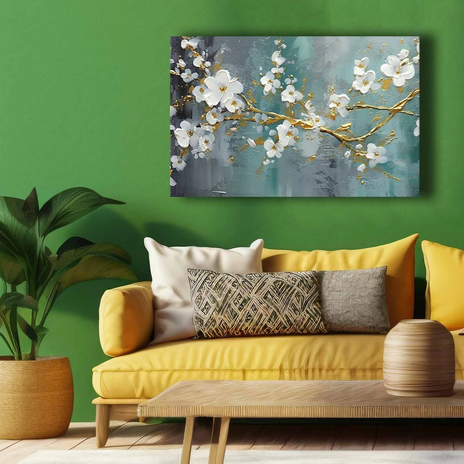 Pikturë dekorative në kanavacë, shumëngjyrëshe, 45x70cm, 4570softc-005