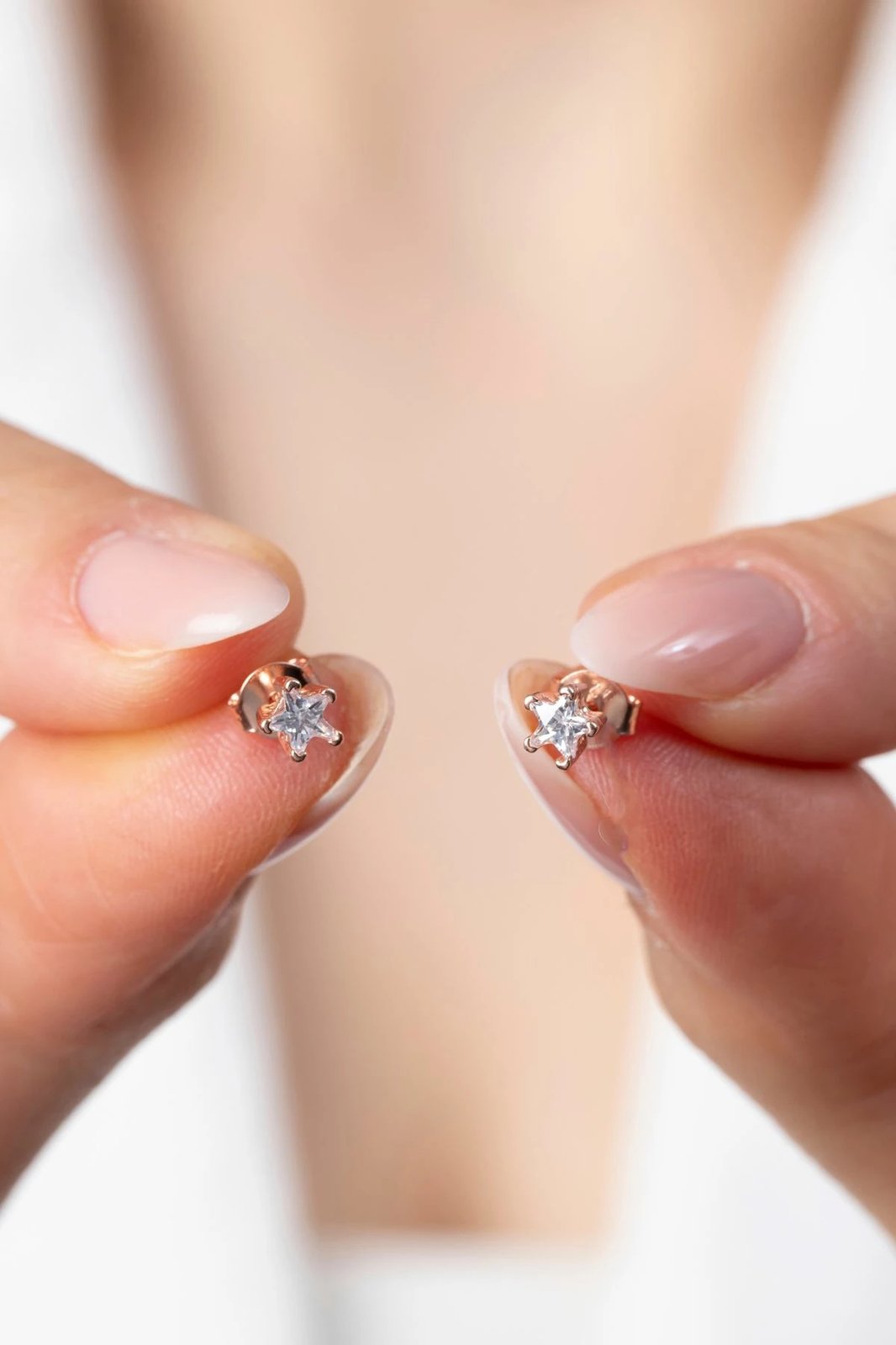 Vathë argjendi Elika Silver, ngjyrë rozë, ELKMD50597R