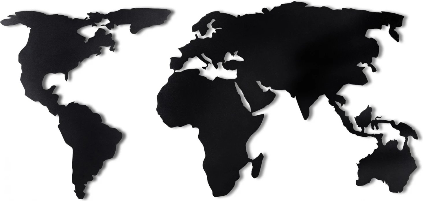 Dekor muri metalik, hartë botërore, FH7209, 60x120 cm