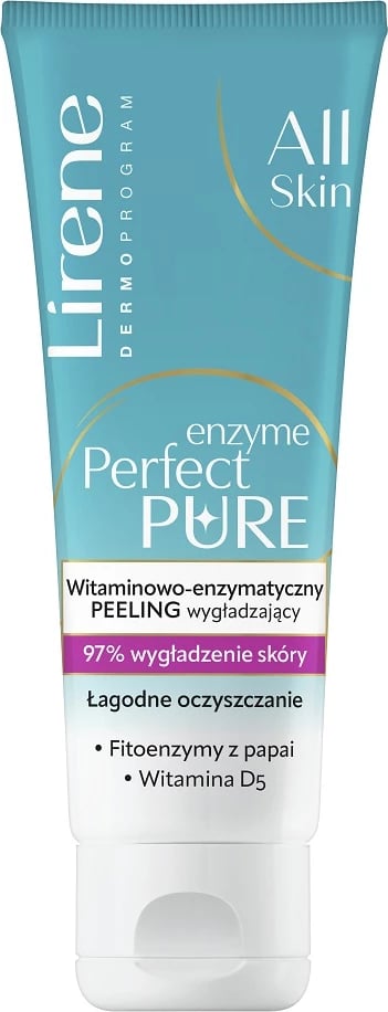 Peeling enzimatik për fytyrë Lirene Perfect Pure Vitamin-Enzymatic Smoothing Peel për femra, 75ml
