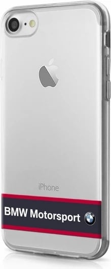 Mbështjellës BMW Motorsport Hardcase për iPhone 7/8/SE 2020/SE 2022, transparent navy