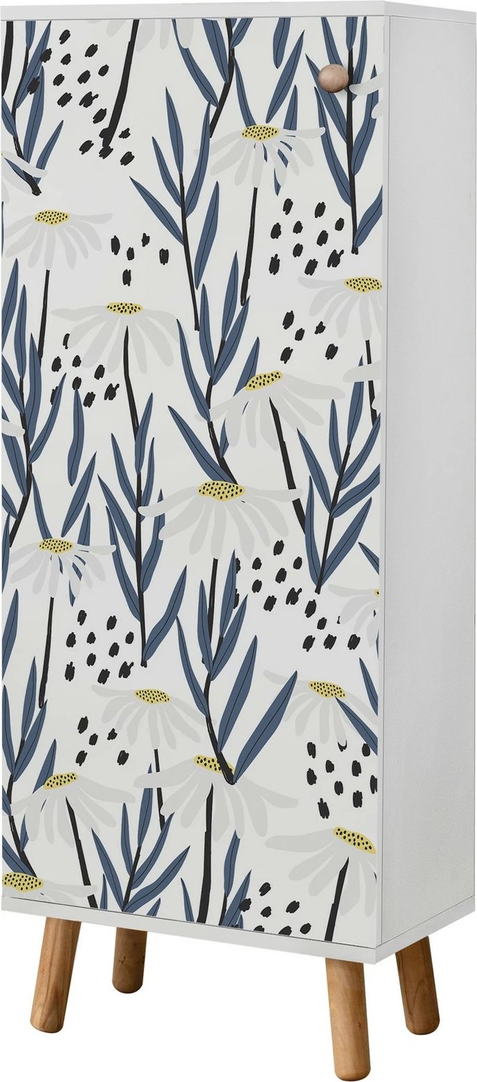 Dollap për këpuca Hanah Home, Vegas - B 909, i bardhë, me këmbë druri