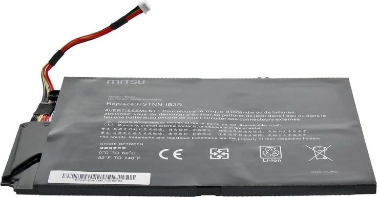 Bateri laptop Mitsu për HP Envy 4, 3500 mAh, 14.8V, Li-poly