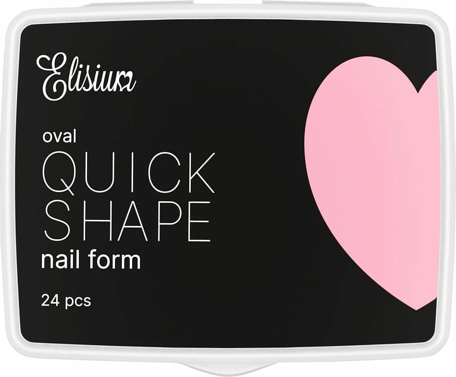 Forma për zgjatje të thonjve Elisium Quick Shape Nail Form Mini Oval për femra 24 copë