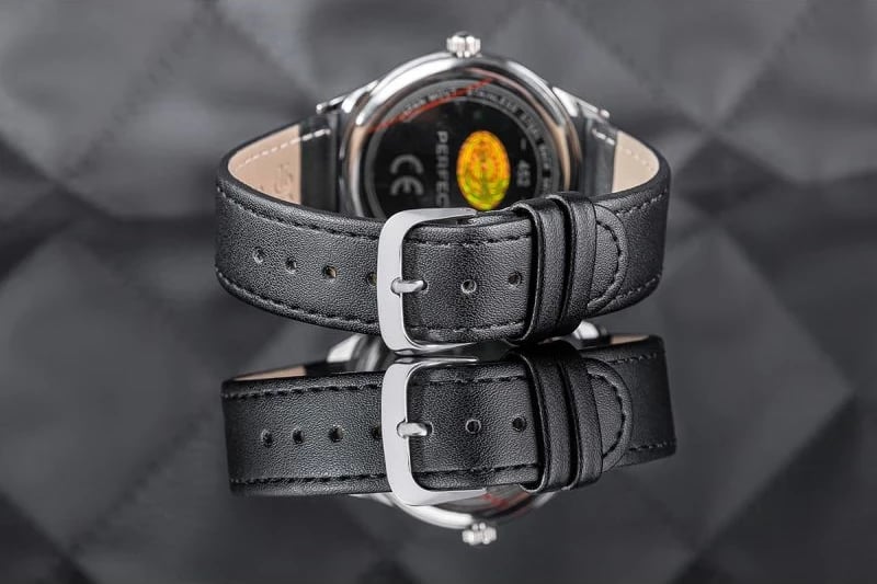 Orë dore meshkuj PERFECT GXB452-01, e zezë