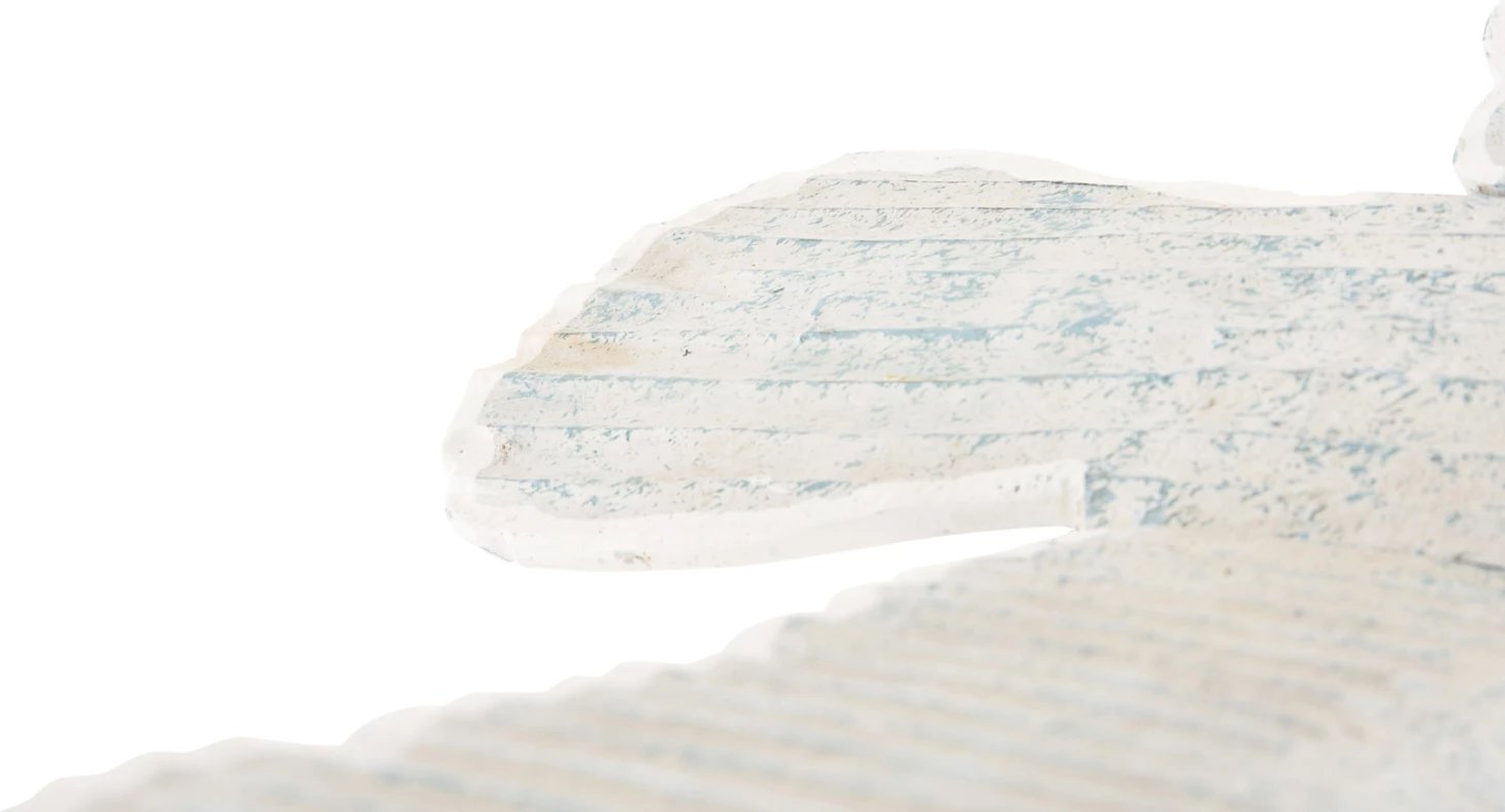 Dekor varëse pulëbardhë, FH4302, dru Albasia, ngjyrë blu, 93x62x12-100H cm