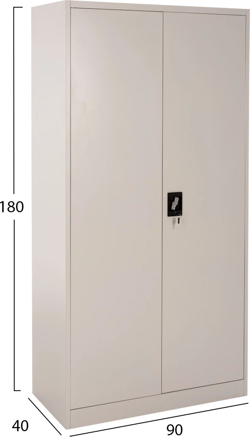 Dollap metalik, ngjyrë gri e lehtë, CLOD FH5961.11, 90x40x180 cm