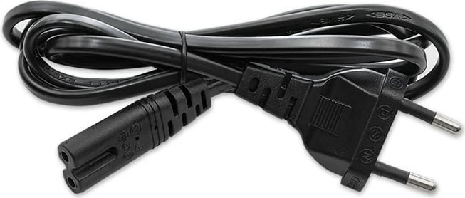 Karikues muri Qoltec 52422, 90W GaN, USB-C 3.1, me kabllo, i zi