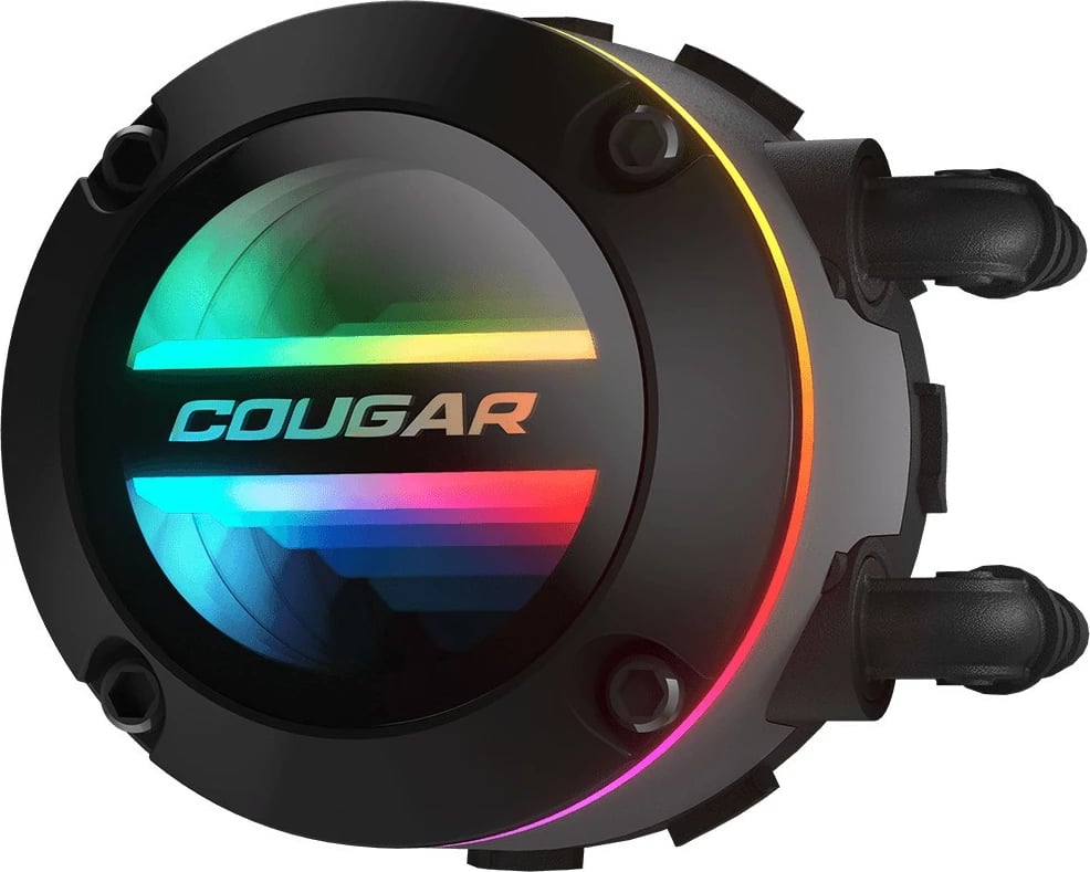 Ftohës uji AIO Cougar POSEIDON-GT 240, ARGB, 2x12cm, i zi