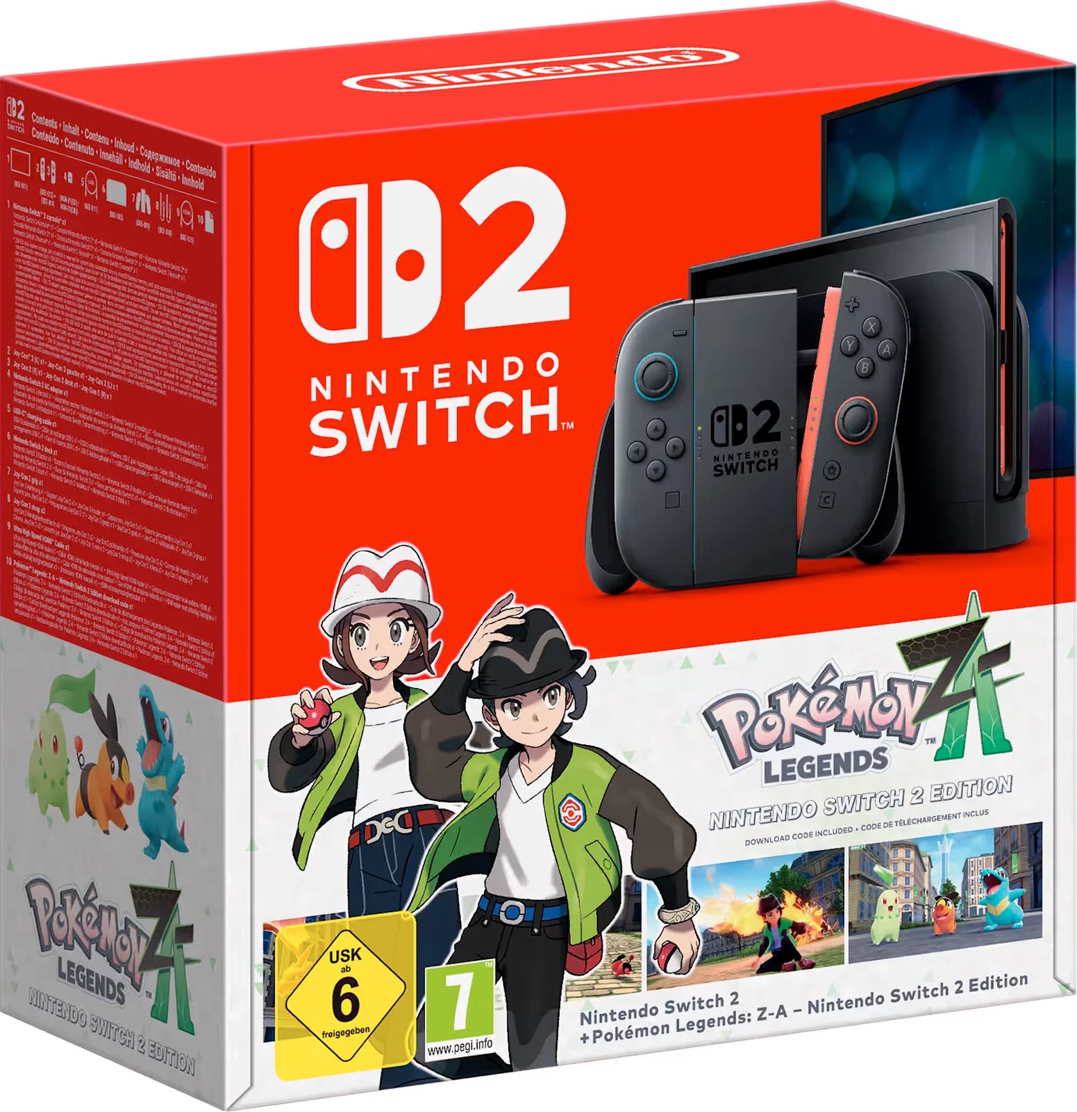 Konzolë Nintendo Switch 2 me Pokémon Legends Z-A, e zezë
