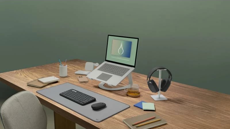 Maus Logitech Pebble Mouse 2 M350s (910-007015), Bluetooth wireless, Easy-Switch 3 pajisje, Silent Touch, Degree