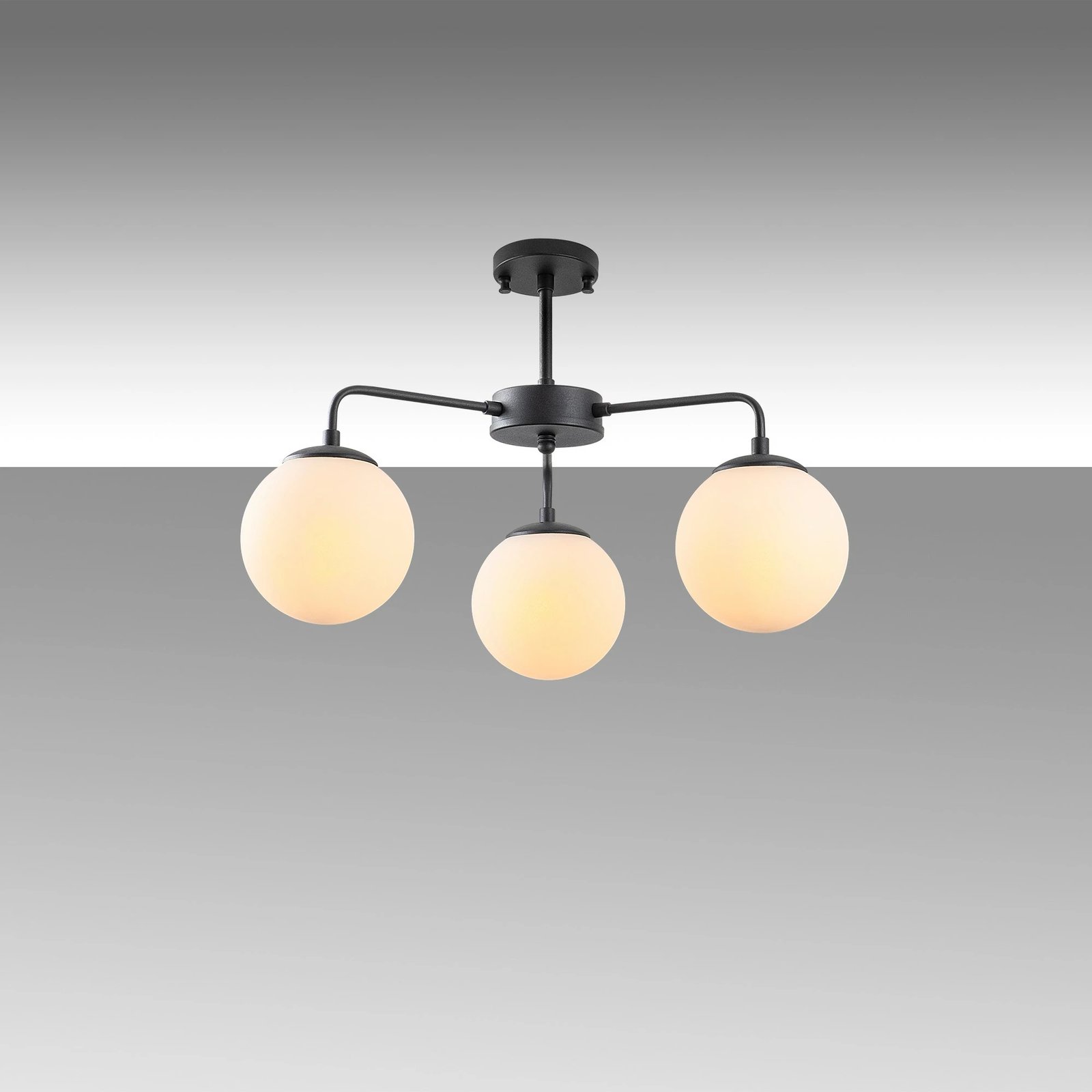 Llambadar Opviq, Viran - 11006, trup metalik, ngjyrë e zezë dhe krem