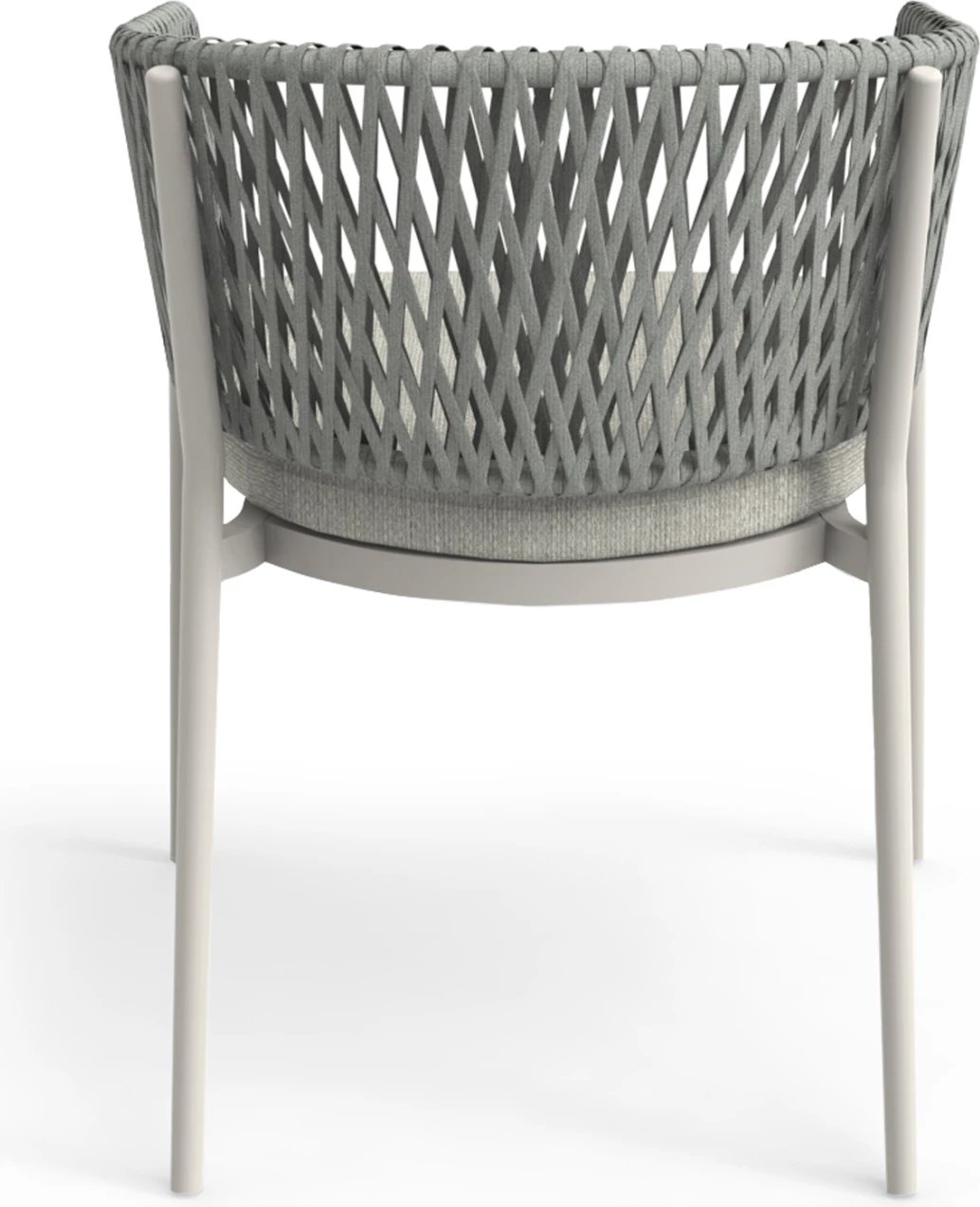 Karrige ngrënieje Camellia, alumin krem i bardhë, litar poliester bezhë, jastëk Olefin, CD6209.02