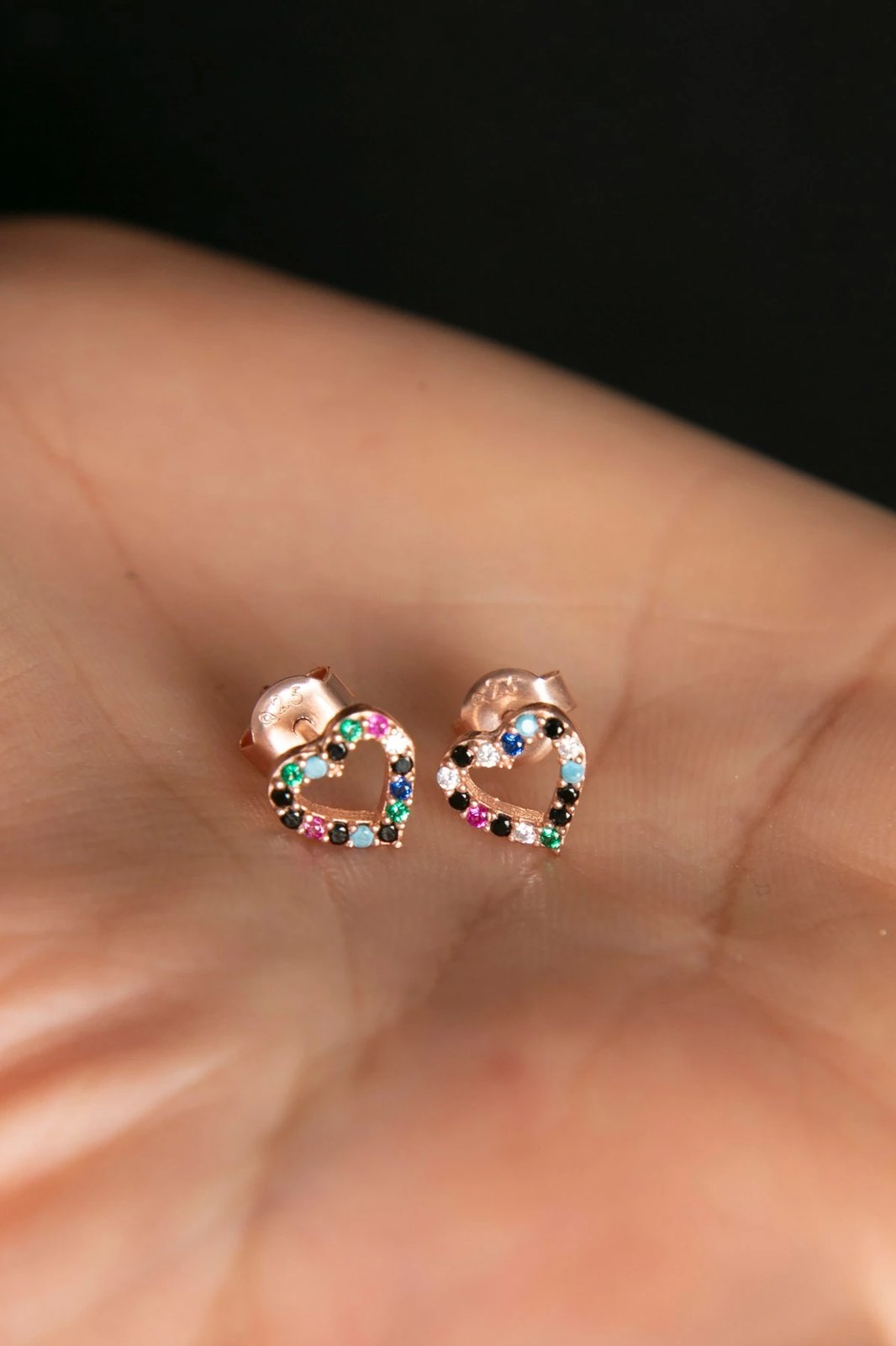 Vathë argjendi Elika, ngjyrë ari rozë, FA182898R