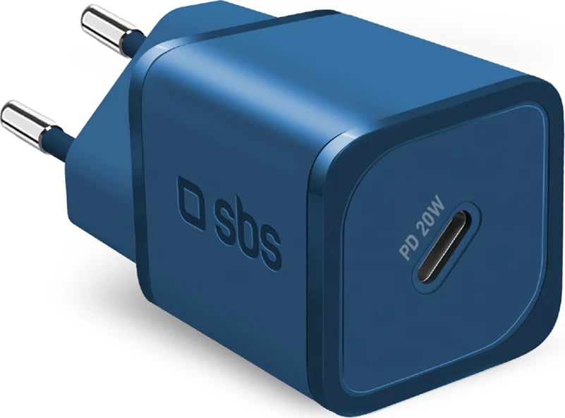 Karikues muri SBS TETRGAN1C20B, 20W, GaN, USB-C, Kaltër