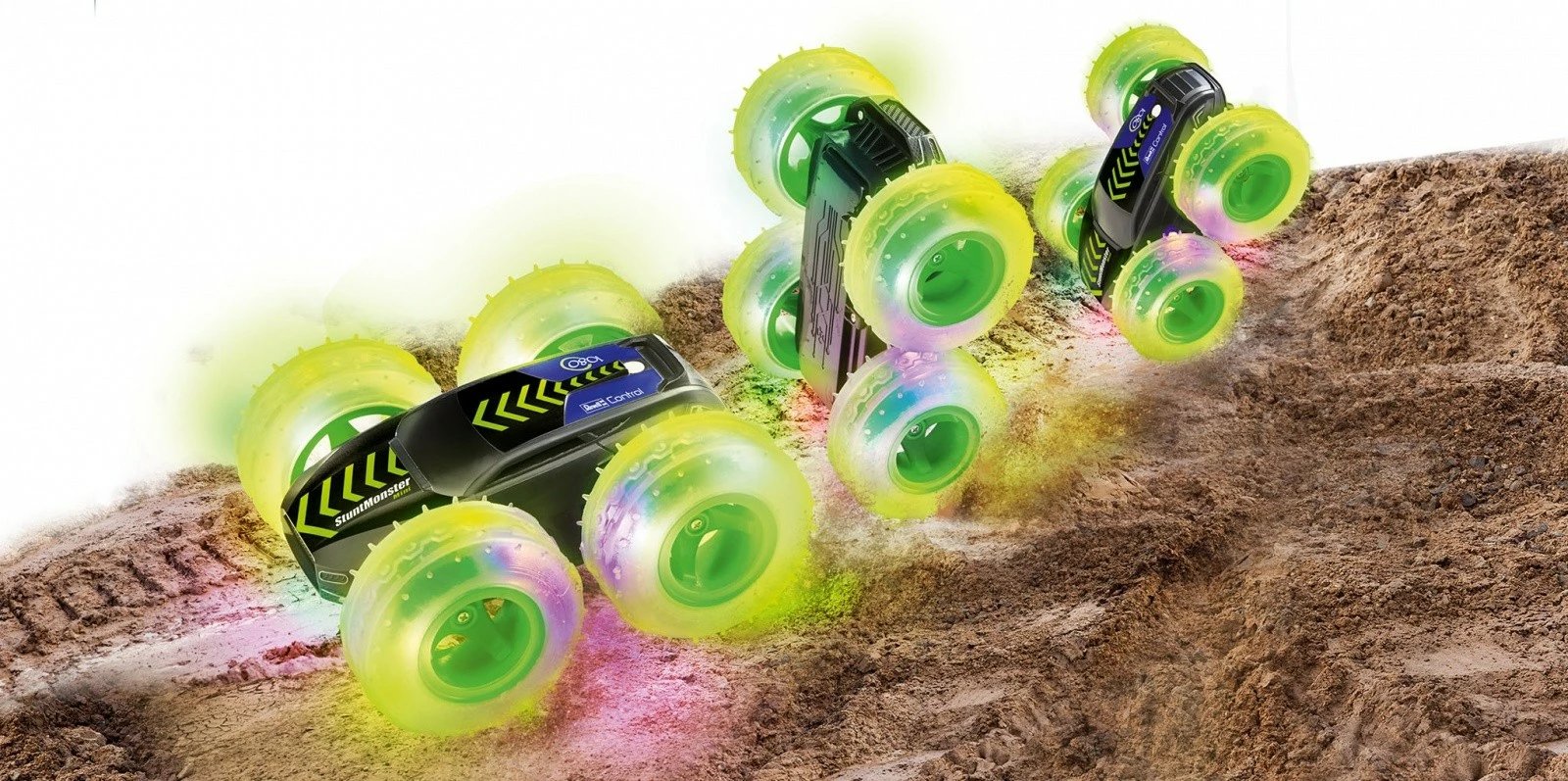 Makine me telekomandë Revell RC Stunt Monster Mini 1080, e zezë/e gjelbër