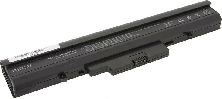 Bateri laptopi Mitsu për HP 510, 530, 4400mAh (63Wh), Li-ion, 8 qeliza, e zezë