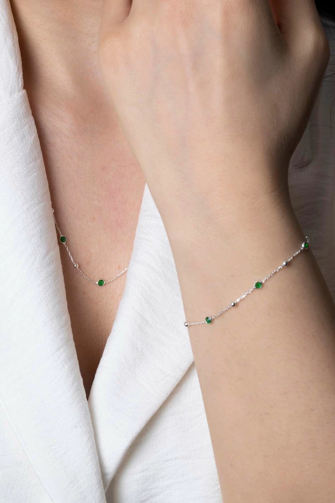 Byzylyk argjendi, ngjyrë e gjelbër, Jumeon TFNY65233