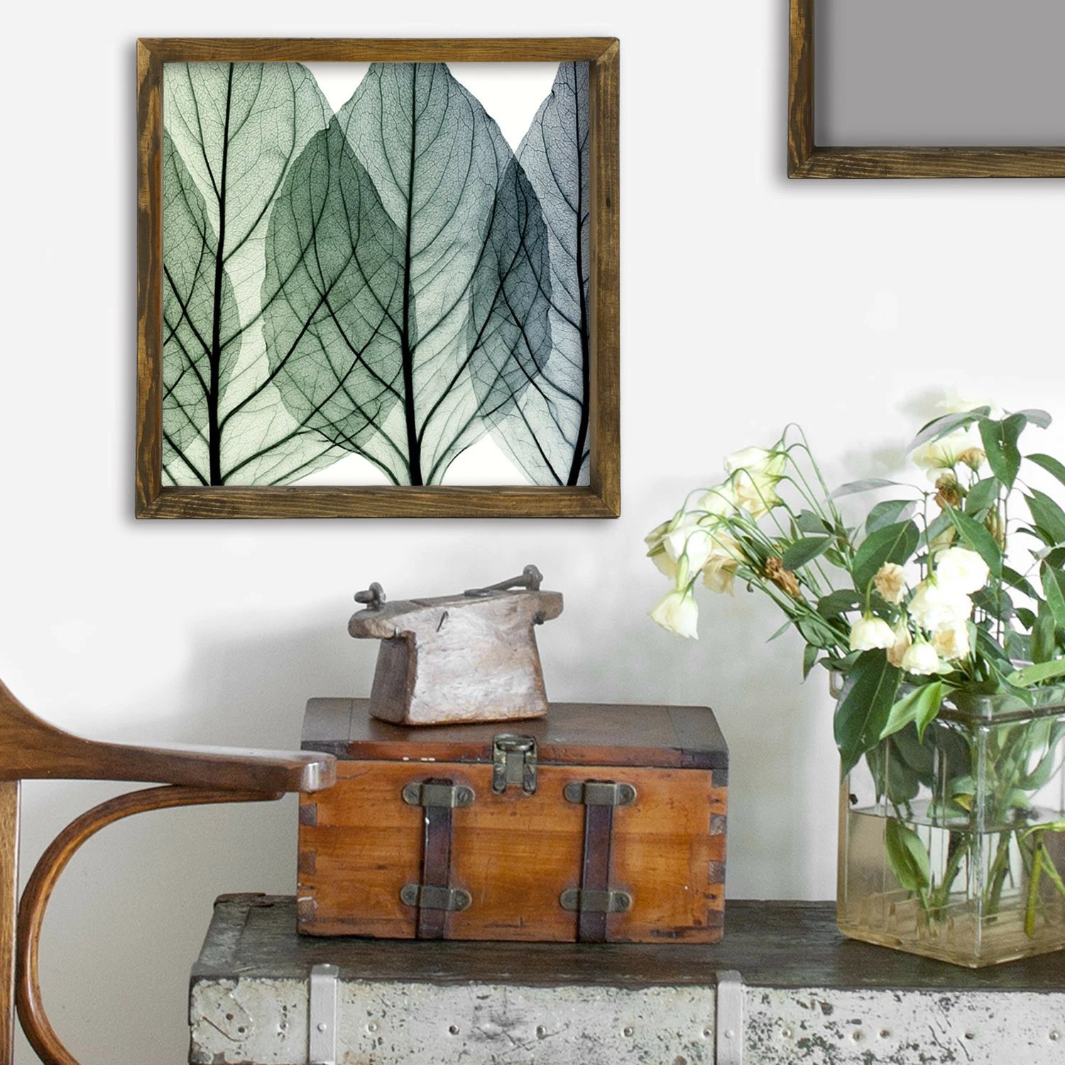 Pikturë dekorative me kornizë MDF, shumëngjyrëshe, MZM529, 34x34cm