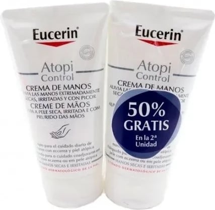 Krem për duar Eucerin Atopi Control dy copë