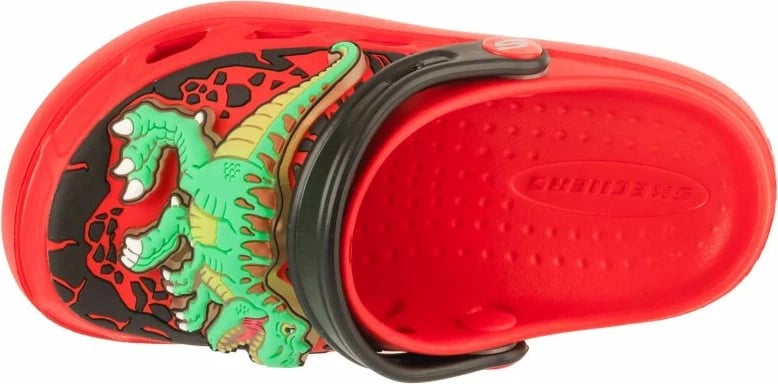 Këpucë fëmijësh Skechers, të kuqe