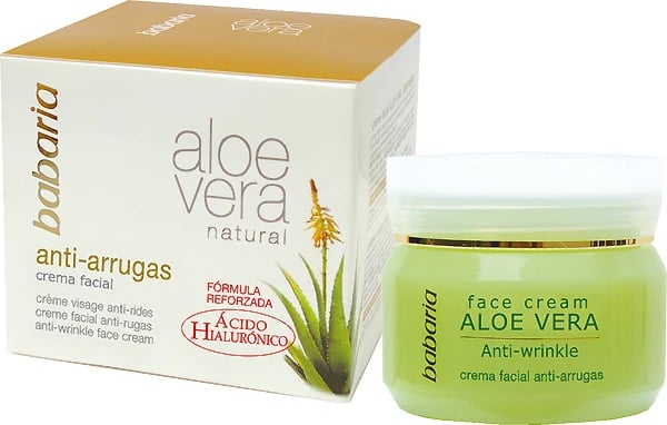 Krem fytyre anti-rrudhë Babaria Aloe Vera unisex 50ml