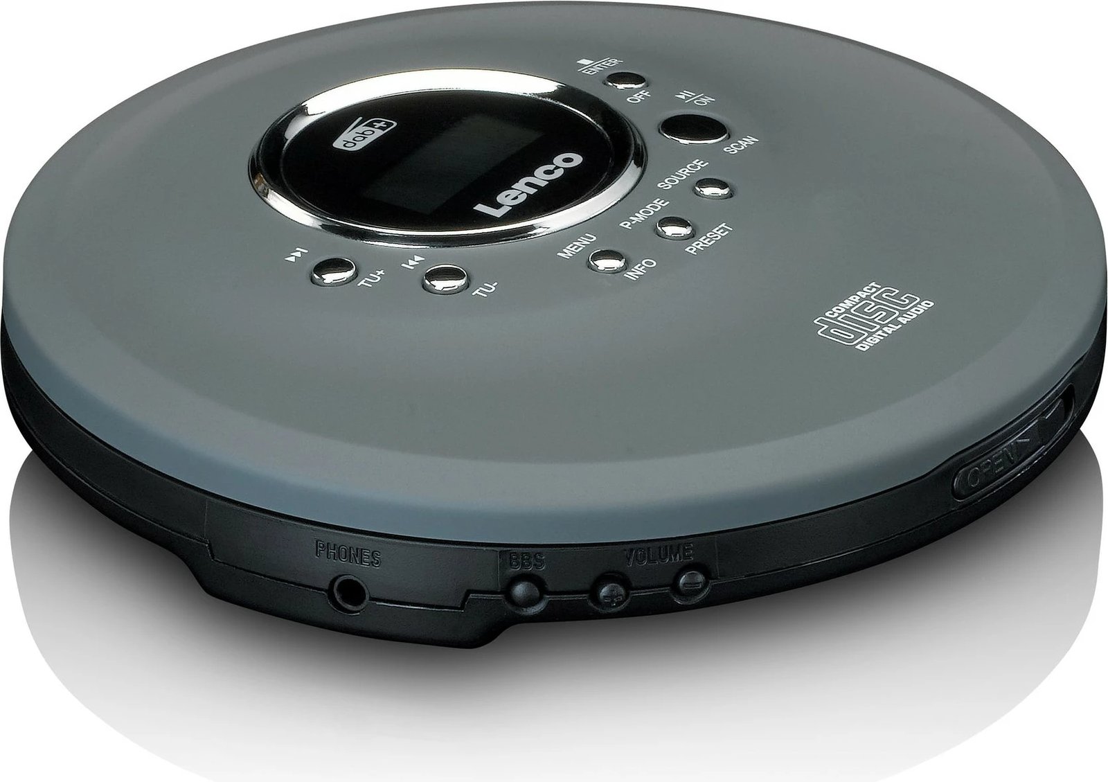 CD player Lenco CD-400, MP3, ekran LCD, kufje, anthracite