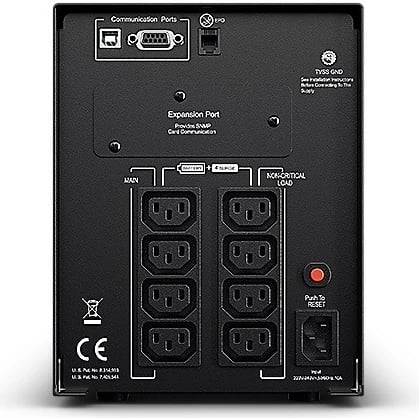 Kasë CyberPower PR1500ELCD, 1500 VA, 1350 W, e zezë