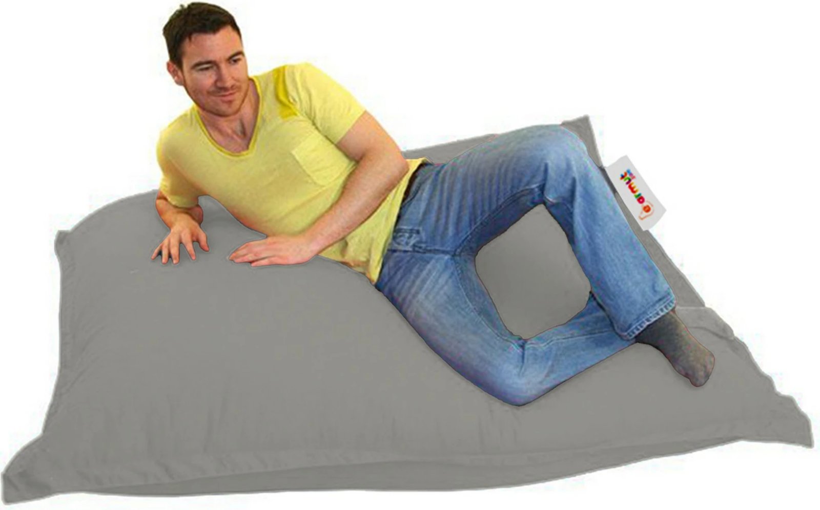 Puf për kopsht, Atelier del Sofa, jastëk pouf, 100x100, ngjyrë fume