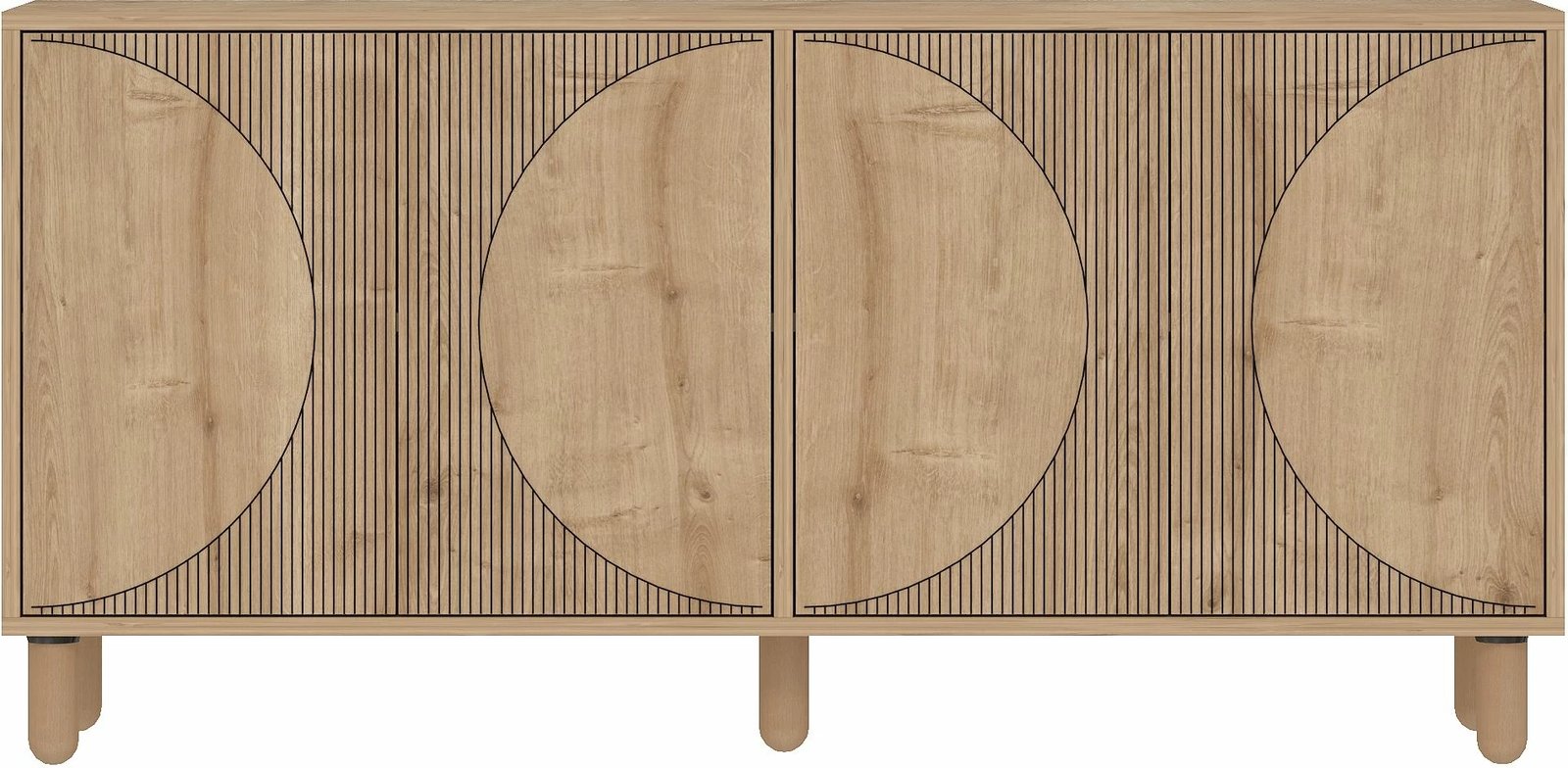 Konsol Skye Decor, ngjyrë Sapphire Oak, Arventa