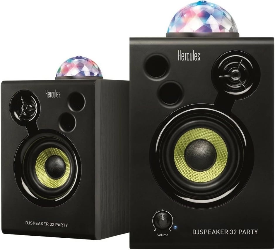 Boksa Hercules DJ Speaker 32 Party, 2.0 kanale, 30 W, të zinj