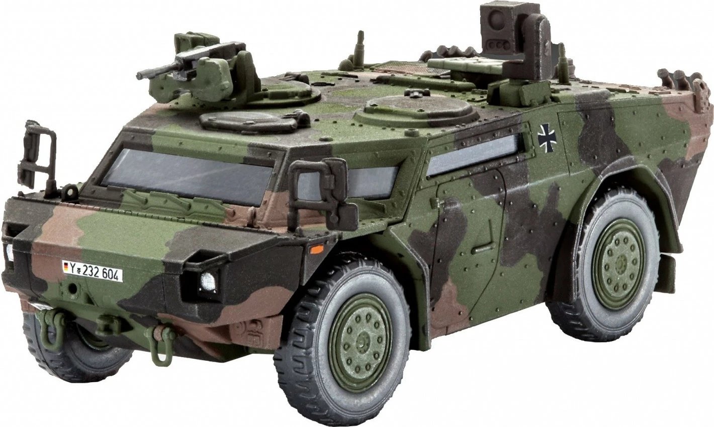 Model plastik Revell Spähwagen Fennek 1:72, 90 pjesë, kamuflazh Model plastik Revell Spähwagen Fennek 1:72, 90 pjesë, kamuflazh