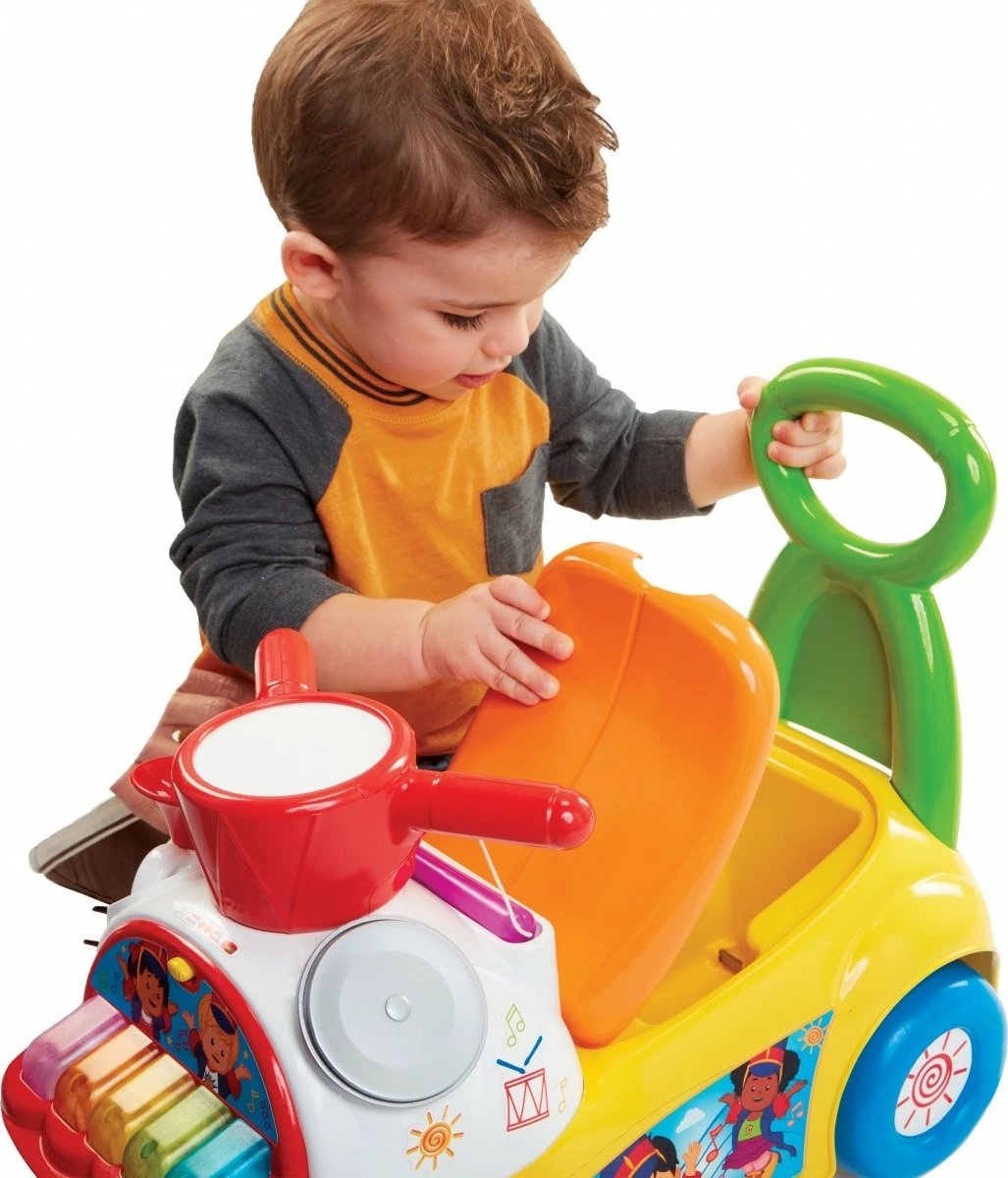 Ride-on Pulio Fisher Price Musical Parade, për fëmijë 12-36 muaj, shumëngjyrësh