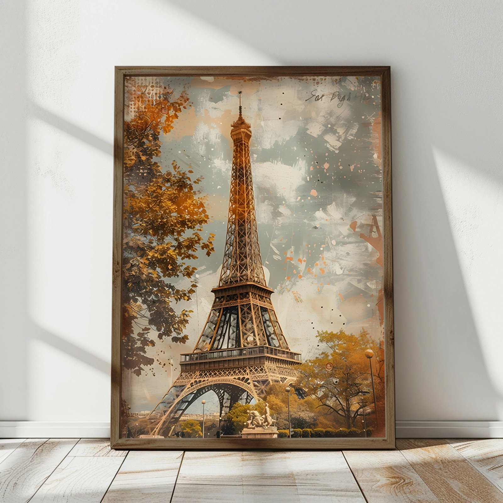 Pikturë dekorative me kornizë MDF, Wallity, AI124, shumëngjyrëshe, 50x70x3.5cm