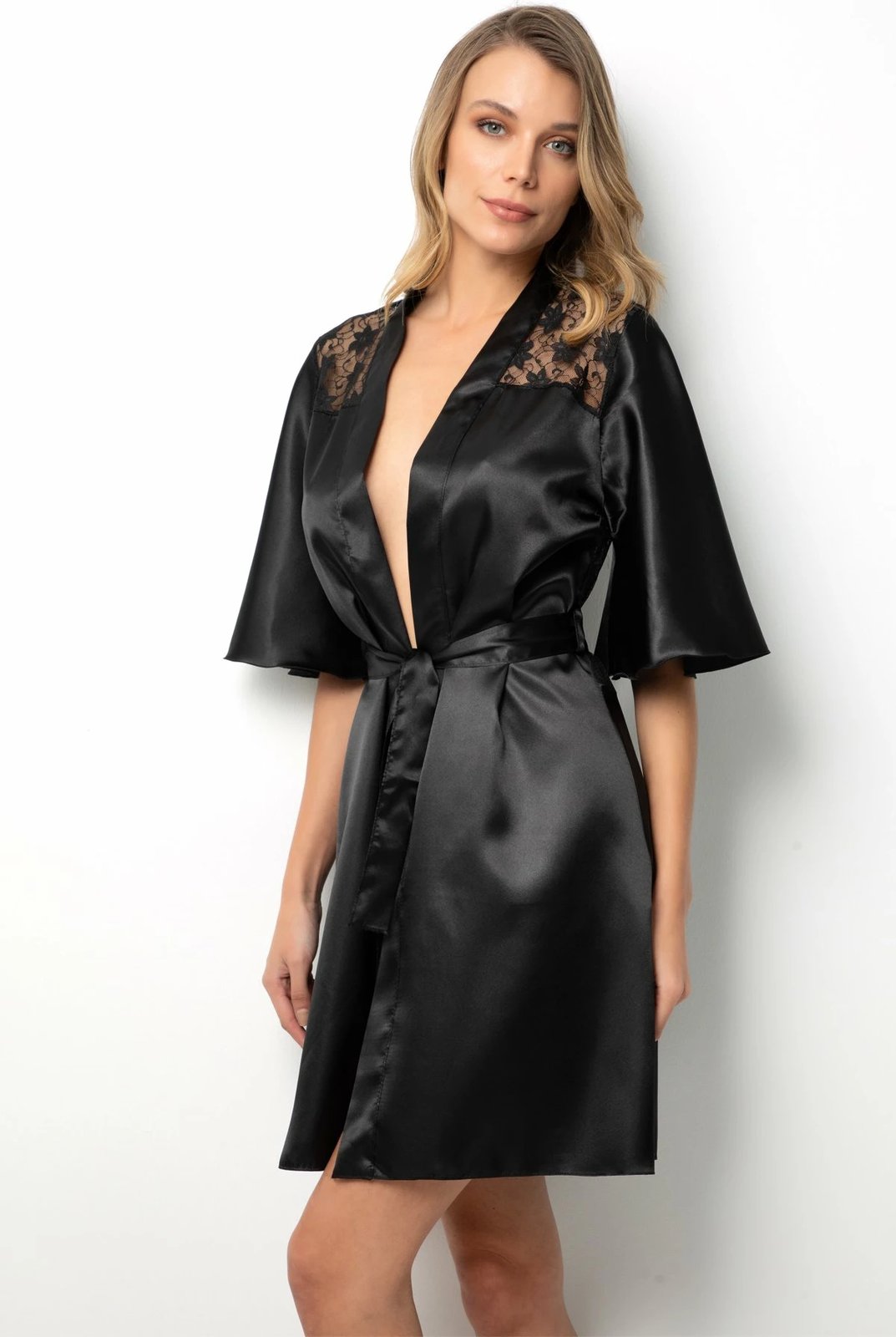 Këmishë nate Jumeon, e zezë, 001-018303