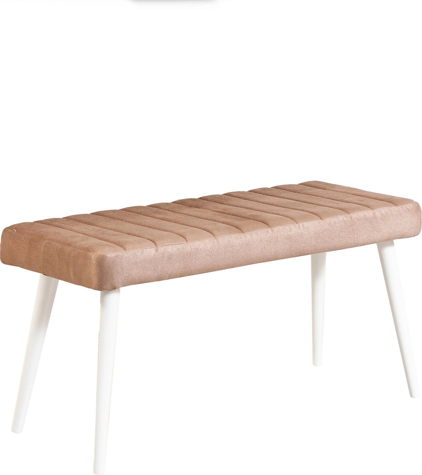 Set tavoline me karrige për ngrënie, zgjatës, 4 pjesë, Skye Decor, ngjyrë e bardhë-gur