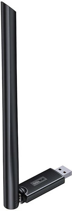 Adapter WiFi Baseus FastJoy 650 Mbps me antenë, USB-A, i zi