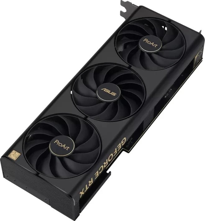 Kartë Grafike ASUS ProArt -RTX4070TIS-O16G, NVIDIA GeForce RTX 4070 Ti SUPER, 16 GB GDDR6X, e Zezë