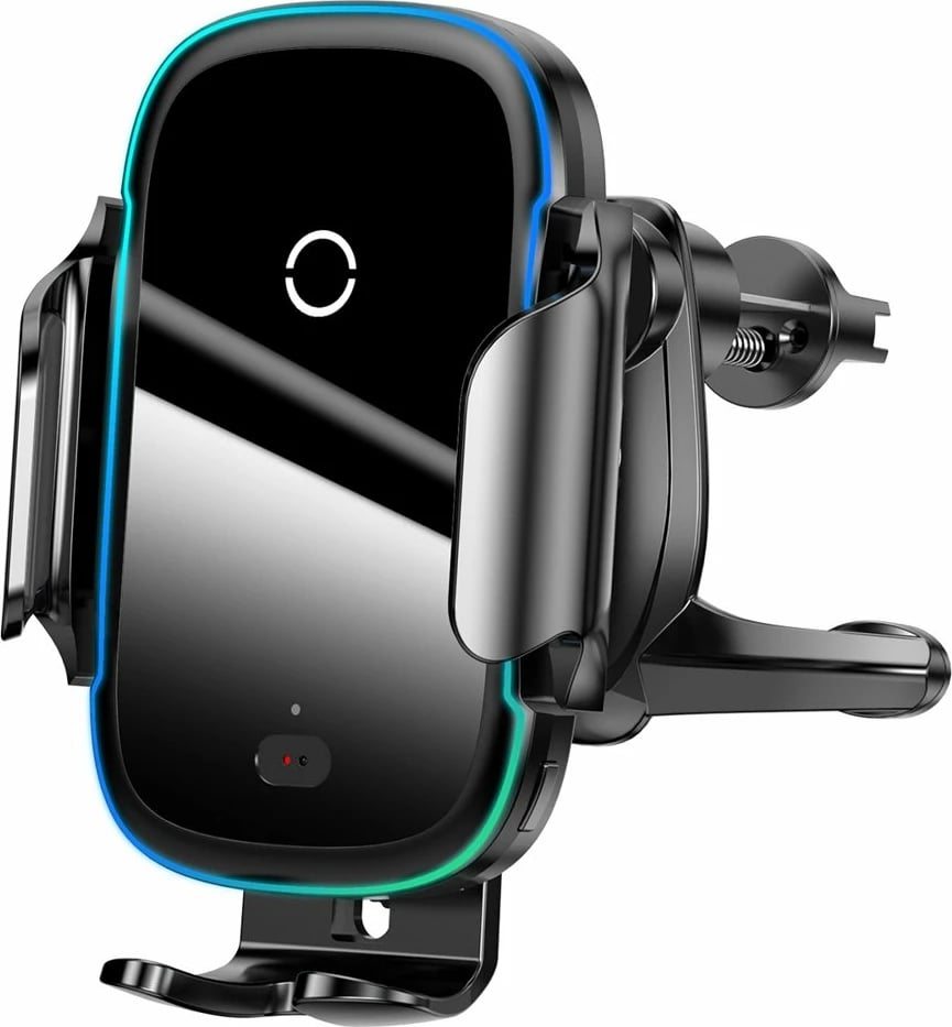 Mbajtës elektrik Baseus WXHW03-01 me karikim wireless Qi 15W, i zi