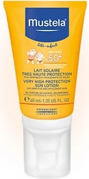 Locion dielli për fëmijë Mustela Baby SPF50+ 40ml