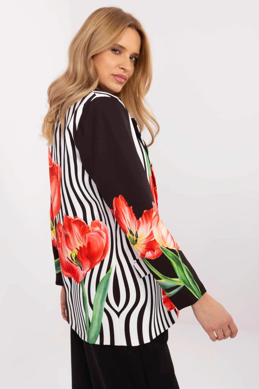 Blazer për femra Italy Moda 209829, e zezë