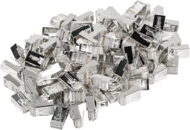 Set prizash rrjeti RJ-45 Lanberg PLS-5000, Cat.5E, 100 copë, i mbrojtur