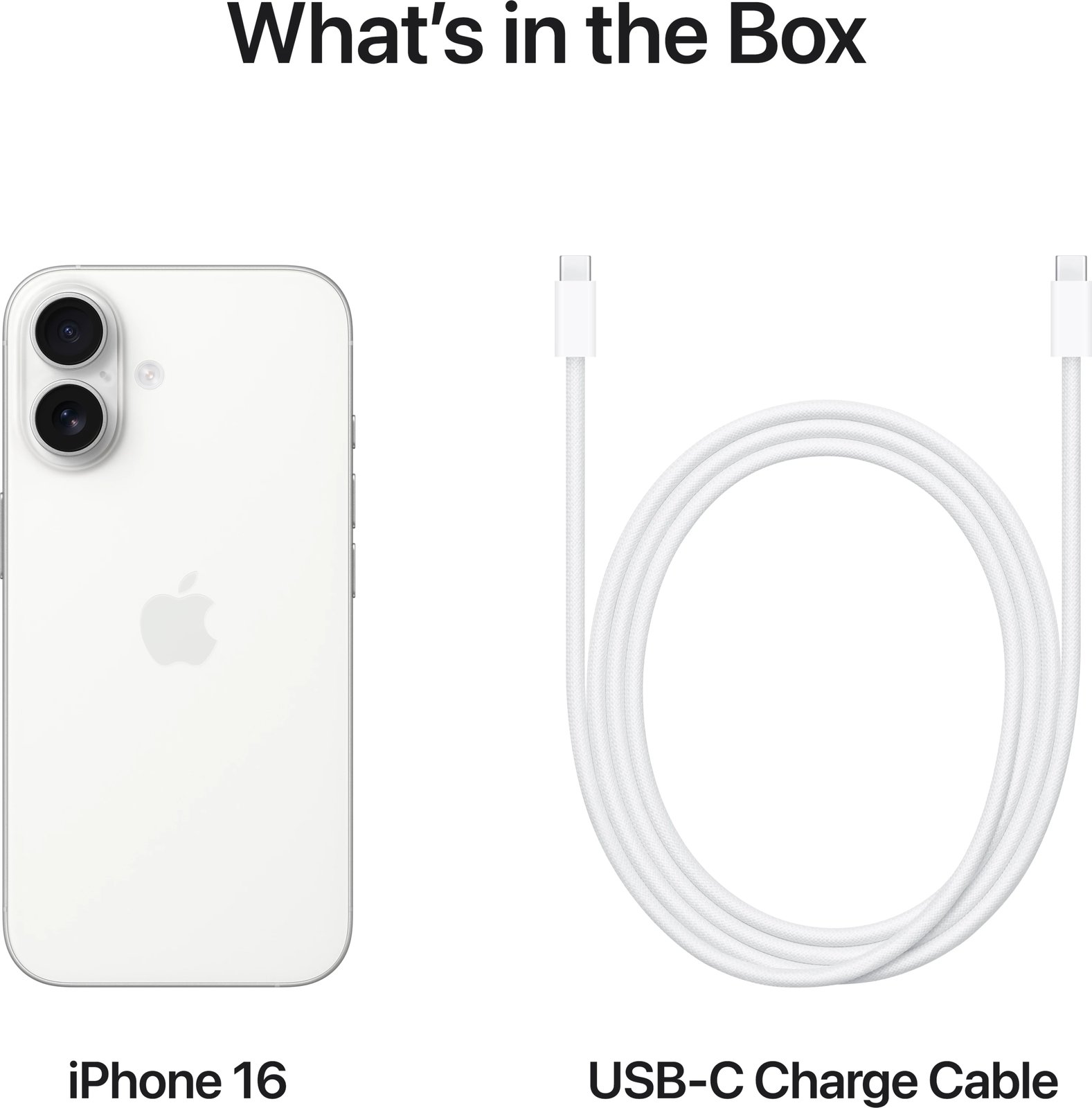 Apple iPhone 16, 6.1", 128GB, white