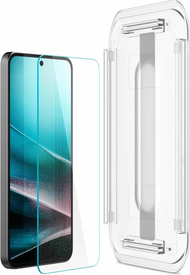 Xham i temperuar Spigen Glas.TR Ez Fit për Samsung Galaxy A36 5G, Transparent, 2 copë