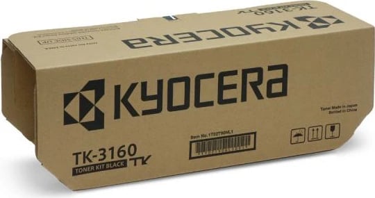 Toner Kyocera TK-3160 rendiment 9,800–23,700 faqe origjinal i zi