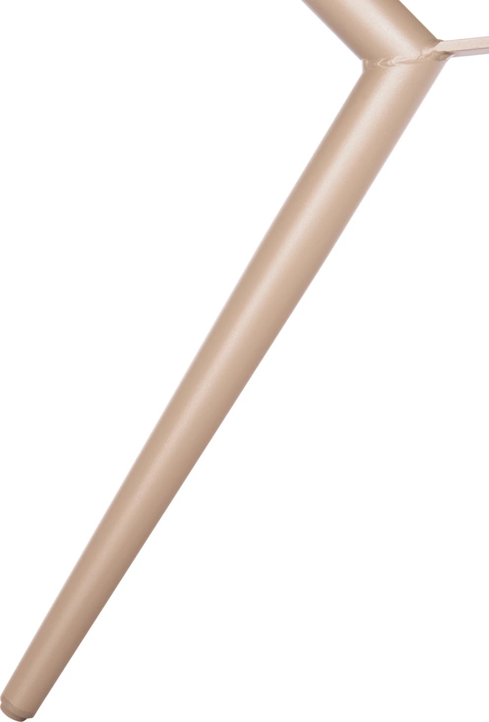 Tavolinë e rrumbullakët alumini, ngjyrë kapuçino, HIGER FH6290.04, Φ126x74Hcm